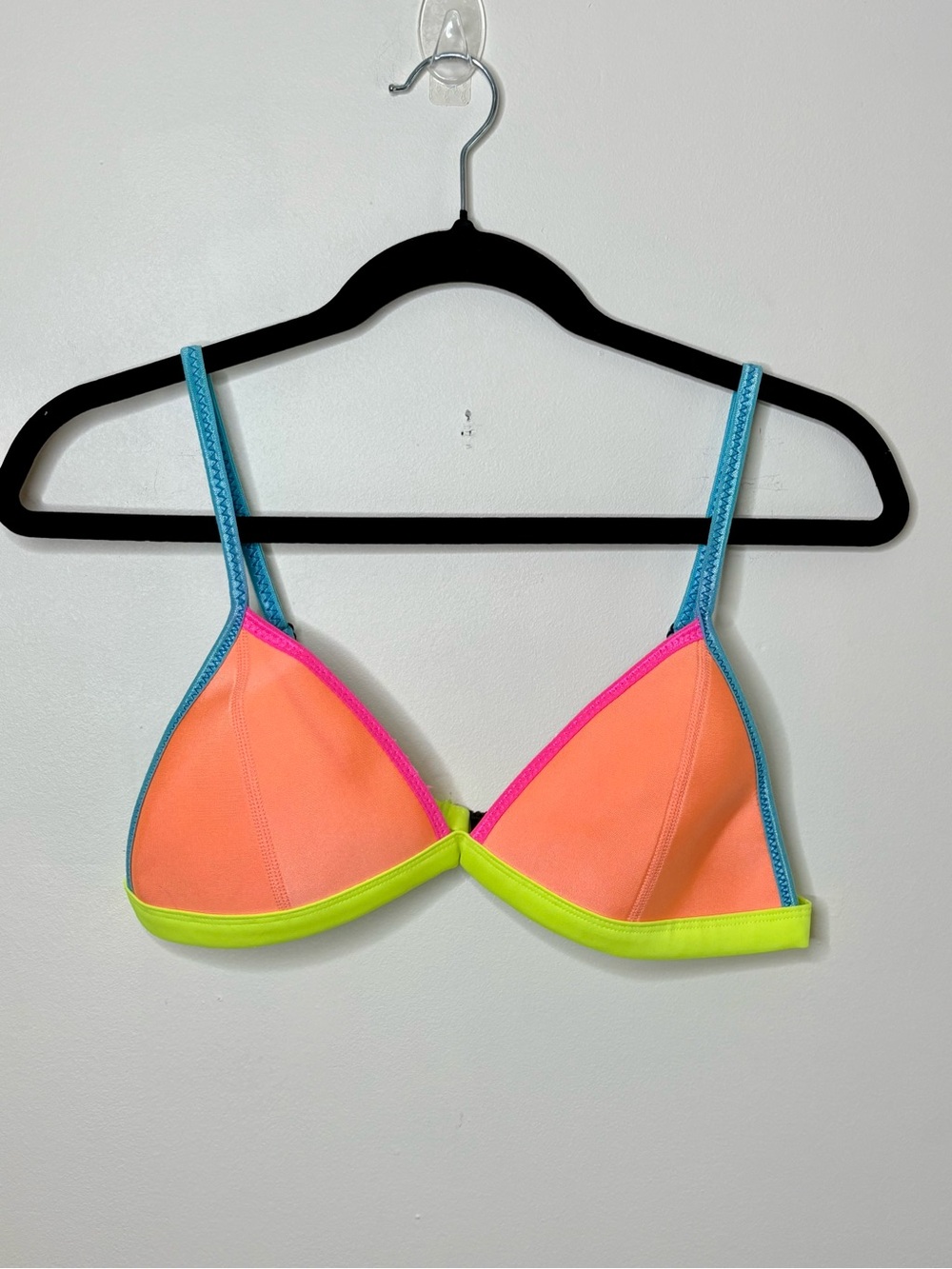 Triangl Bikini Swim Top Neon